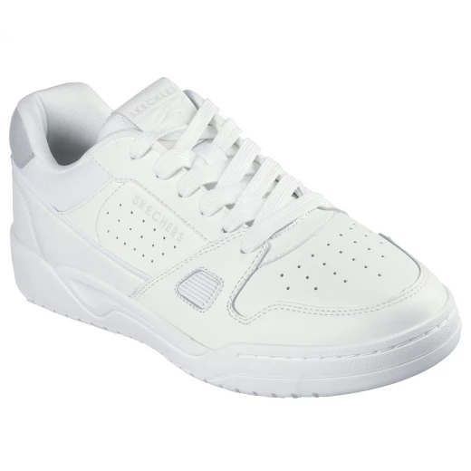 Skechers Street x Harry Kane Men's Koopa Court Sneakers White Leather Casual Lace Up Shoes Featuring Air Cooled Memory Foam Insole Size 42 Inspired by Harry Kane - Skechers - Image 3