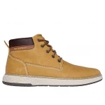 Skechers Garlan Deno Men's Waterproof Vegan Leather Shoes Caramel 43 - Skechers