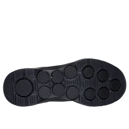 Skechers Men's GO WALK 7 Hahn Walking Shoes Black 44 Featuring Air Cooled Goga Mat Insole Ultra Go Cushioning Hyper Pillar Technology for Support Vegan Design - Skechers - Image 4
