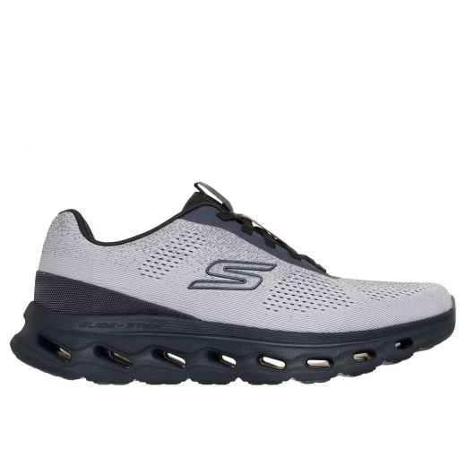 Skechers Men's Go Walk Glide Step 2.0 Walking Shoes Gray Size 44 Breathable Mesh Lightweight Comfortable Design For Everyday Use And Walks