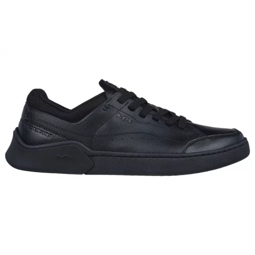 Mark Nason Men's Classic New Cup Colter Sneakers Black Leather Upper Memory Foam Lux Insole Athletic Throwback Style Size 43 - Skechers - Image 2