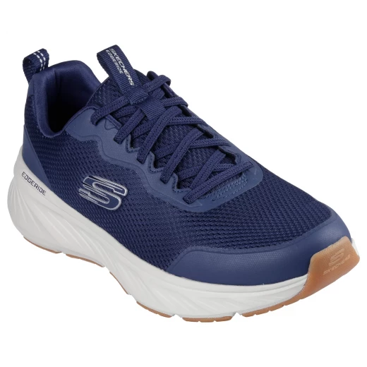 Skechers Edgeride Rekze Men's Athletic Sneakers Navy Size 44 with Air Cooled Memory Foam and Cushioned Midsole Vegan Eco Friendly Machine Washable for Daily Activities - Skechers - Image 3