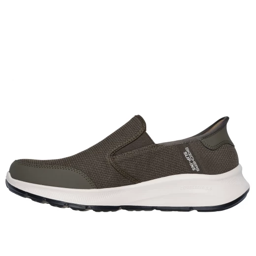 Skechers Men's Equalizer 5.0 Slip-ins Olive Casual Shoes Featuring Hands Free Design, Relaxed Fit, and Air-Cooled Memory Foam Insole. Size 42.5. Ultimate Comfort. - Skechers - Image 5