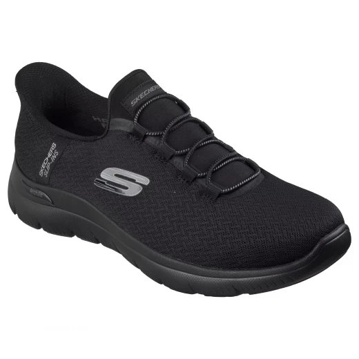 Skechers Men's Arch Fit Summits Slip-ins Black Comfort Shoes 43 - Skechers - Image 3