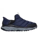 Skechers Men's D'Lux Journey Lace Up Sneakers Navy Blue Featuring Air-Cooled Memory Foam Insole for Ultimate Comfort and Durable Rubber Outsole for Superior Grip Size 45 - Skechers