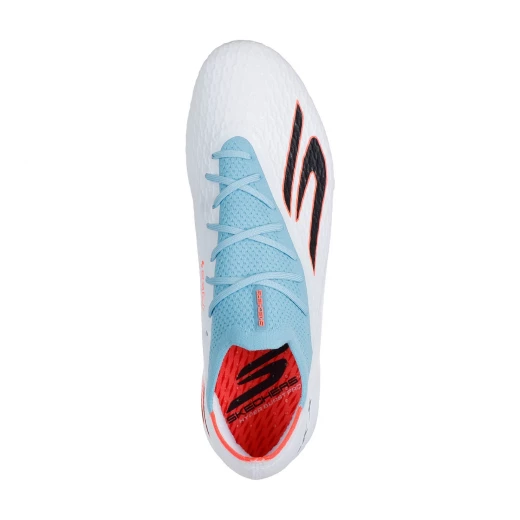 حذاء كرة القدم للرجال سكيتشرز SKX_2 Elite FG أبيض مقاس 45 مع تقنية Hyper Burst Pro وتصميم Performance FitKnit - سكيتشرز - Image 4