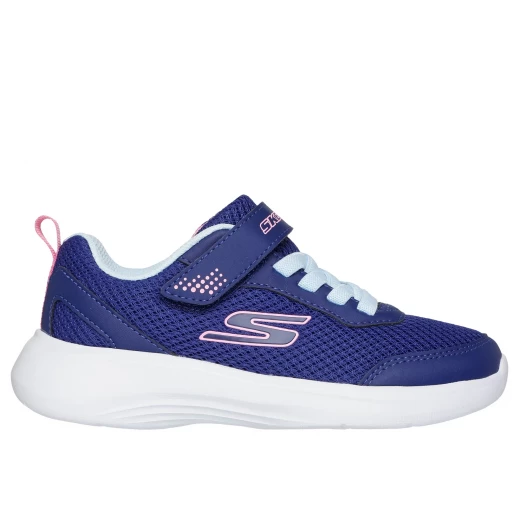Skechers Girls' Selectors Navy Blue Athletic Shoes with Adjustable Strap - Skechers - Image 3