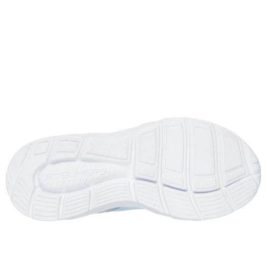 Girls' Boundless Blue Sneakers: Active Kids' Footwear with Panel Upper, Hook and Loop Closure, Cushioned Insole, and Durable Outsole for Size 32 - Skechers - Image 6