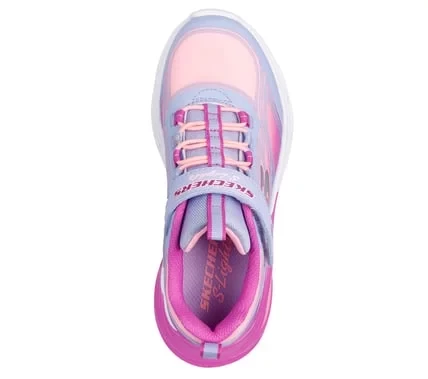حذاء سكتشرز للبنات S Lights Cosmic Glow حذاء رياضي مضيء وردي مقاس 35 نعل داخلي مبطن نعل أوسط ممتص للصدمات إغلاق تكيفي قابل للغسل في الغسالة نعل خارجي مرن زوج واحد - سكيتشرز - Image 4