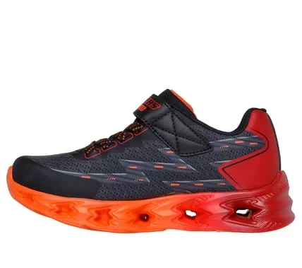 Skechers Boys' Vortex 2.0 Quantroid Light-Up Sneakers with Mesh Upper, Stretch Laces, Instep Strap, Adaptive Closure and Cushioned Comfort Insole - Size 32, Black - Skechers - Image 10