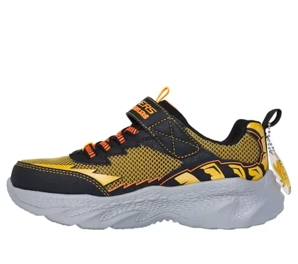 حذاء سكيتشرز للأولاد كريتشر كراولرز شبكي أصفر مع حزام قابل للتعديل - سكيتشرز - Image 5