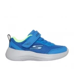 Skechers Boys' Selectors Athletic Shoes Blue 24 with Mesh Upper, Adaptive Closure, and Cushioned Comfort Insole for Everyday Wear - Skechers