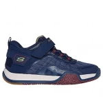 Skechers Boys' Elite Sport Court Athletic Shoes Navy Blue Size 32 - Skechers