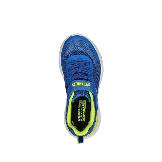 Skechers Boys' Go Run 400 V2 Athletic Training Shoes Blue 36 Featuring Air Cooled Goga Mat Insole and Stretch Laces for Comfortable Sporty Performance - Skechers - Image 3
