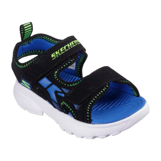 صنادل رياضية Skechers Razor Splash للأولاد باللون الأسود مقاس 23 بنعل داخلي مريح تصميم صيفي قابل للتعديل صنادل رياضية Skechers Razor Splash للأولاد باللون الأسود مقاس 23 بنعل داخلي مريح تصميم صيفي قابل للتعديل