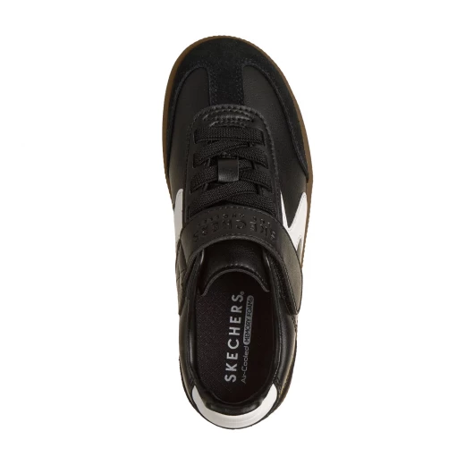 Skechers Boys' Hotshot Varsity Team Sneakers Black Adaptive Closure Comfort Insole Size 31 - Skechers - Image 4