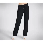 Skechers Go Luxe Rib Pant Women's Black Small Comfortable Lounge Pants - Skechers