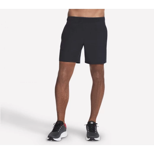 Skechers Premier Men's Shorts 7 Inch Black XL Size Active Performance Lightweight Quick Drying 4 Way SKECHWEAVE Fabric Adjustable Waist Cord Security Back Pocket - Skechers - Image 3