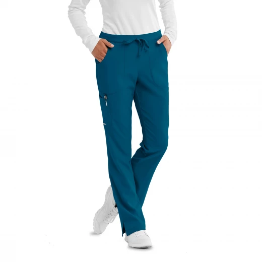 Reliance Scrub Pants for Women Blue Large Comfortable Healthcare Professionals - Skechers - Image 2