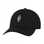 SKECHWEAVE Diamond Snapback Hat Black OSIZE Adjustable Baseball Cap Stylish Headwear for Men and Women SKU SKCH7011 BKCC - Skechers