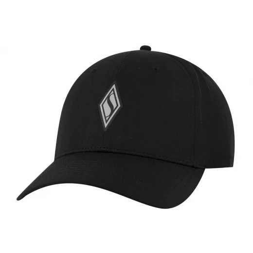 SKECHWEAVE Diamond Snapback Hat Black OSIZE Adjustable Baseball Cap Stylish Headwear for Men and Women SKU SKCH7011 BKCC - Skechers - Image 2
