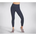 Skechers Go Walk Wear High Waisted 7/8 Legging Navy XL Athletic Activewear - Skechers