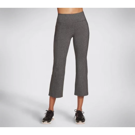 Skechers Go Walk Wear Crop Pant Gray XL Women's Athletic Leggings Skechers Go Walk Wear Crop Pant Gray XL Women's Athletic Leggings