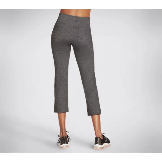 Skechers Go Walk Wear Crop Pant Gray XL Women's Athletic Leggings - Skechers - Image 3