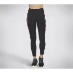 Skechers GoFlex Ultraviolet High Waisted Legging Black Floral Print Large - Skechers