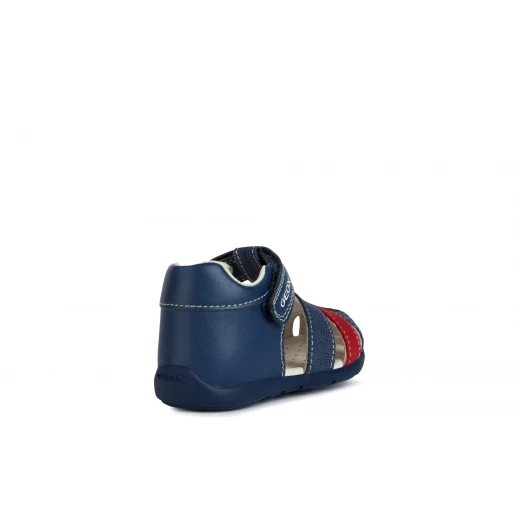 صنادل Geox Baby Elthan Navy: مريحة من القماش والجلد الصناعي للأطفال الصغار. سهولة الارتداء والتعديل لمغامرات الصيف. مقاس 25 - إيلثان - Image 5