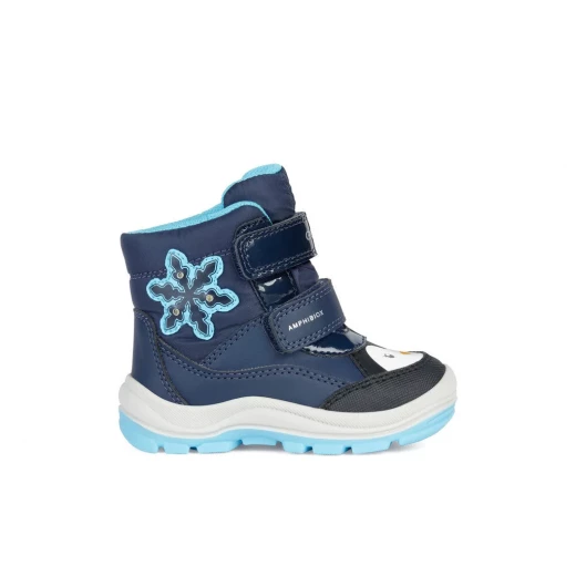 Geox Flanfil ABX Baby Waterproof Navy Blue Winter Boots Size 22 - Geox - Image 2