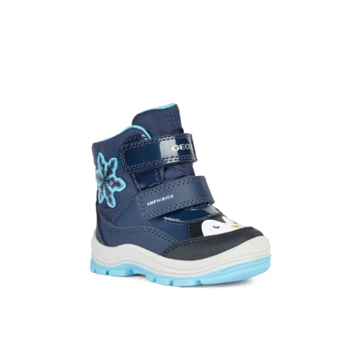 Geox Flanfil ABX Baby Waterproof Navy Blue Winter Boots Size 22 - Geox - Image 3