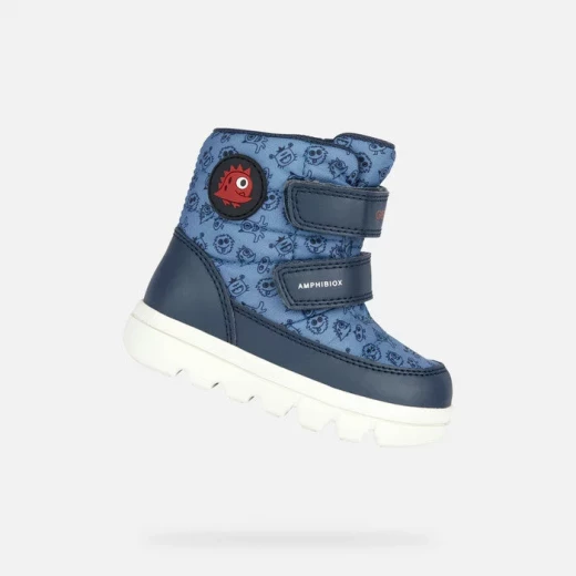 Geox Willaboom ABX Baby Waterproof Ankle Boots Airforce Blue 23 Geox Willaboom ABX Baby Waterproof Ankle Boots Airforce Blue 23