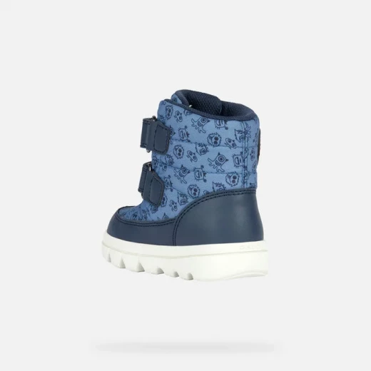 Geox Willaboom ABX Baby Waterproof Ankle Boots Airforce Blue 23 - Geox - Image 4