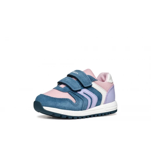 حذاء رياضي للبنات من ألبين بيبي أفايو 23 من جلد الغزال والشبك خفيف الوزن - جيوكس - Image 13