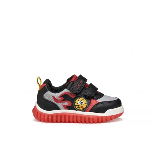 Lightyloo Baby Sporty Sneakers with Lights for Baby Boys 26 Black Leather Effect and Mesh Upper Comfortable Design for Playtime and Everyday Wear B565ZA.0BC14.C0048 Lightyloo Baby Sporty Sneakers with Lights for Baby Boys 26 Black Leather Effect and Mesh Upper Comfortable Design for Playtime and Everyday Wear B565ZA.0BC14.C0048