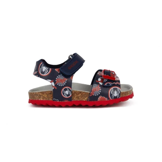 صنادل جيوكس تشالكي للأطفال باللون الأزرق الداكن بتصميم سبايدر مان مقاس 26 صنادل جيوكس تشالكي للأطفال باللون الأزرق الداكن بتصميم سبايدر مان مقاس 26