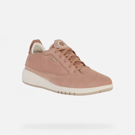 حذاء رياضي جيوكس إيرانتيس نسائي وردي جلد سويدي 37 مريح وجيد التهوية - جيوكس - Image 3