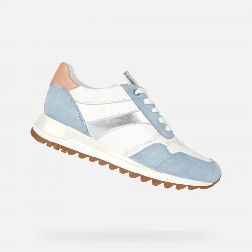 Geox Tabelya Woman's Sneakers White 38 Suede and Nylon Contemporary Running-Shoe Aesthetic Comfortable and Stylish Everyday Wear Geox Tabelya Woman's Sneakers White 38 Suede and Nylon Contemporary Running-Shoe Aesthetic Comfortable and Stylish Everyday Wear