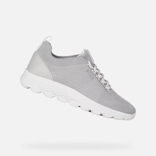 Geox Spherica Woman Sneakers Grey 40 Ultra-Comfortable Breathable - Geox - Image 2