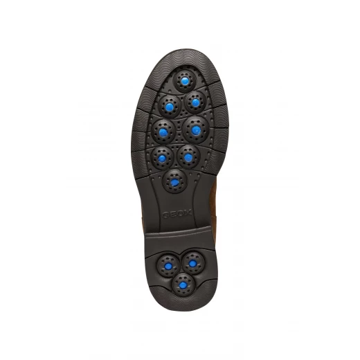 حذاء كاحل Geox Spherica EC1 للنساء من جلد الغزال مقاس 37 لون طيني نعل خارجي مبطن جيد التهوية تصميم حذاء تشيلسي مريح أساسي لخزانة ملابس المدينة - جيوكس - Image 7