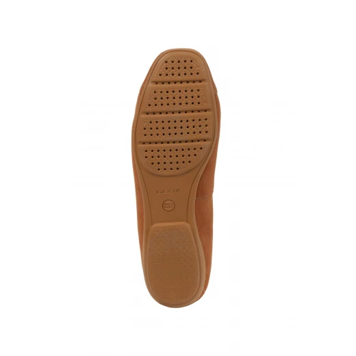 Annytah Woman Ballet Flats Suede Cognac 36 Round Toe Breathable - Geox - Image 7