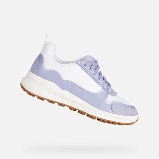 Geox PG1X Woman's Light Blue Breathable Sneakers with Contemporary Design and Cushioned Support, Size 37, Perfect for Everyday Casual Wear, Fast Delivery Available - Geox - Image 2