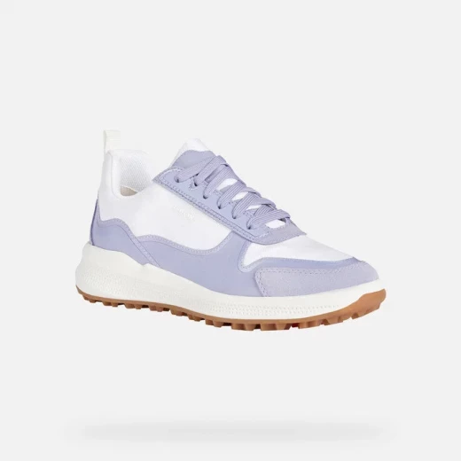 Geox PG1X Woman's Light Blue Breathable Sneakers with Contemporary Design and Cushioned Support, Size 37, Perfect for Everyday Casual Wear, Fast Delivery Available - Geox - Image 3