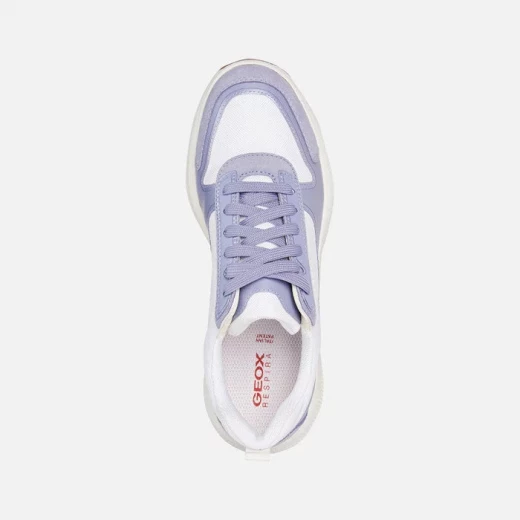 Geox PG1X Woman's Light Blue Sneakers: Breathable Cushioning Sporty Design for Women, Size 39. Contemporary Style with Fabric and Leather Effect Material - Geox - Image 5