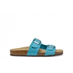 Brionia Woman Nubuck Sandals Blue 40 Adjustable Arch Support Summer Footwear - Geox