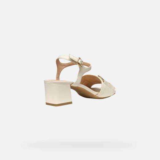 Neeraklia 50 Woman Sandals Papyrus Nappa Leather Block Heel Comfortable Design for Long Days Size 41, Breathable and Elegant Style, SKU: D35RNB.000TU.C1122 - Geox - Image 5