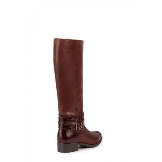 Geox Felicity Woman's Brown Leather Breathable Shoes Size 39: Waterproof, Comfortable Design with Patented Sole Technology for All Day Wear. D36G1A.04340.C0013 - Geox - Image 5