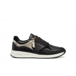 Bulmya Woman Sneakers Black Python Print Effect 37 Casual Sporty - Geox