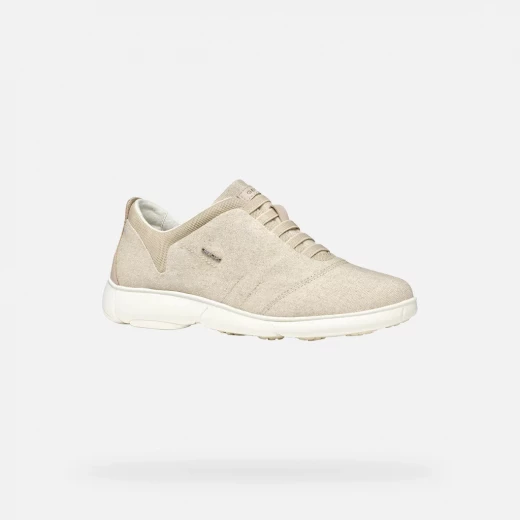 حذاء رياضي جيوكس نيبيولا 2.0 نسائي لون بني فاتح مقاس 38 فائق التهوية خفيف الوزن - جيوكس - Image 4